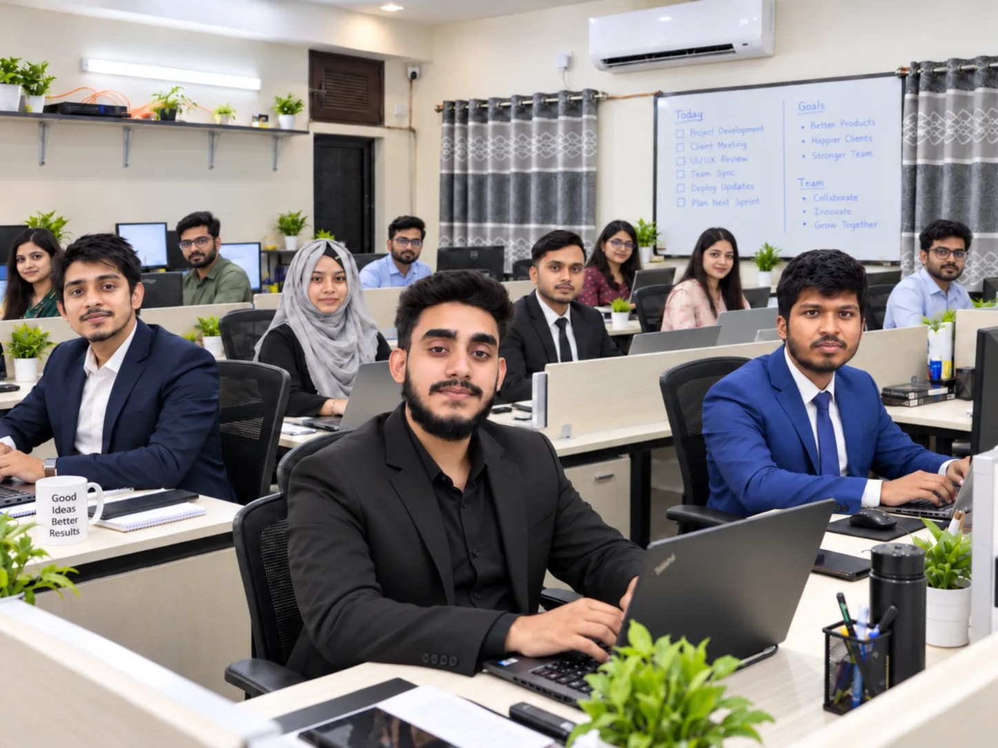 Digital Webars team at work